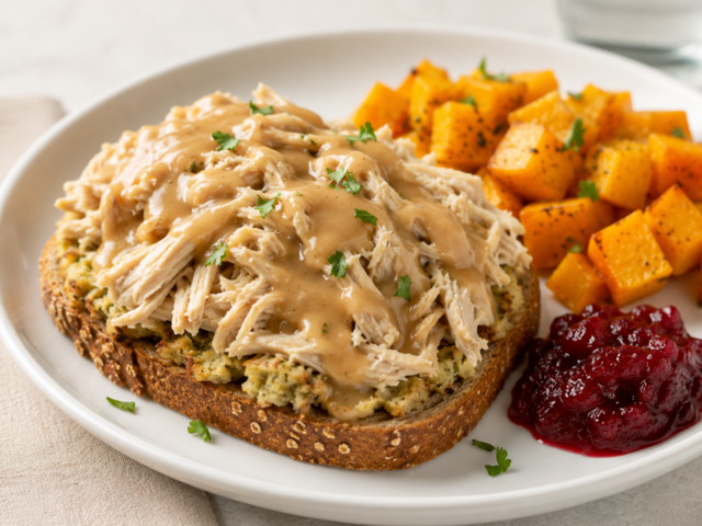 Harvest Open-Faced Chicken Sandwich